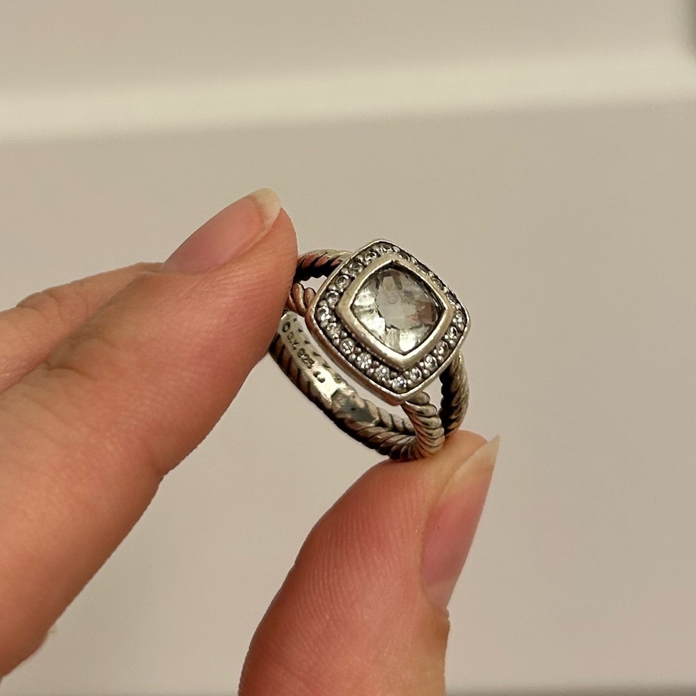 David Yurman Petite Albion Ring - Prasiolite